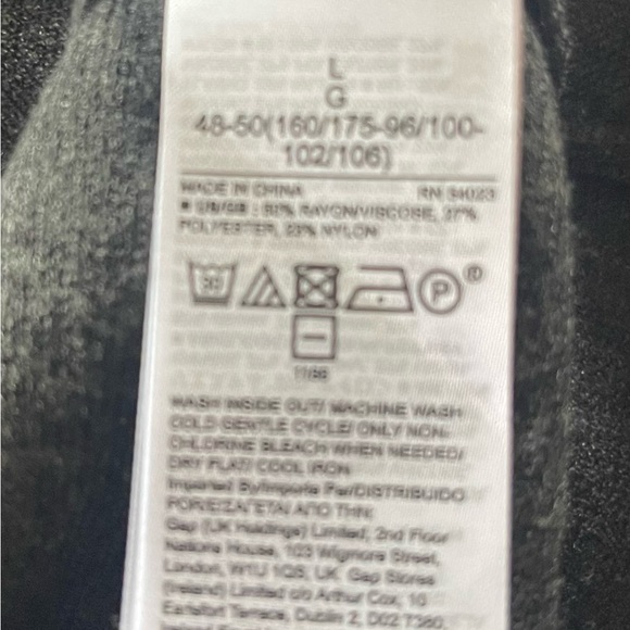 Banana Republic charcoal grey pullover sweater hoodie - Picture 11 of 12